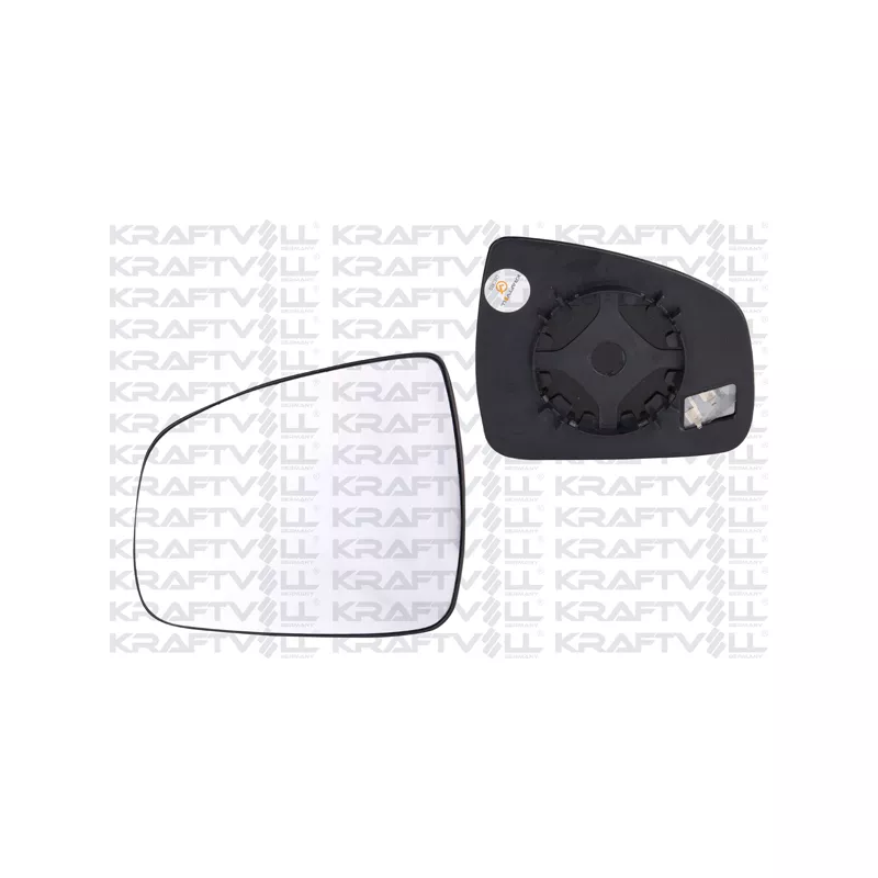 Verre de rétroviseur, rétroviseur extérieur KRAFTVOLL GERMANY 09080009