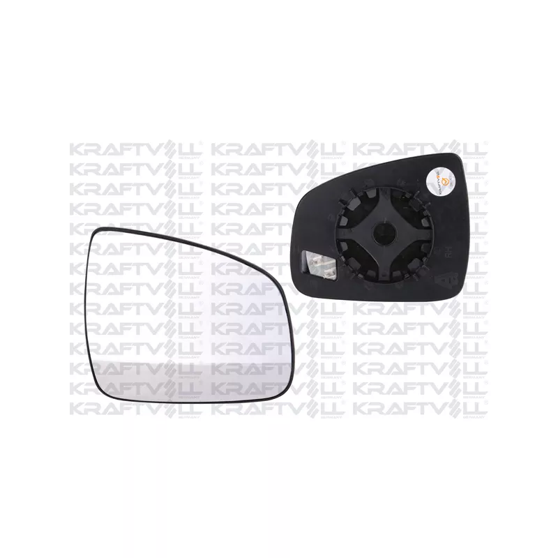 Verre de rétroviseur, rétroviseur extérieur KRAFTVOLL GERMANY 09080010