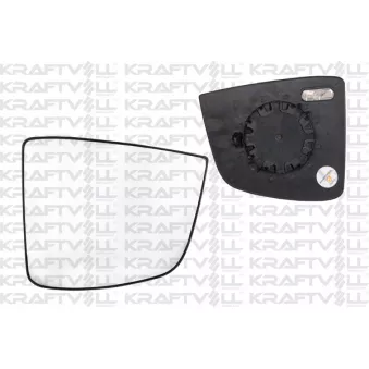 Verre de rétroviseur, rétroviseur extérieur KRAFTVOLL GERMANY