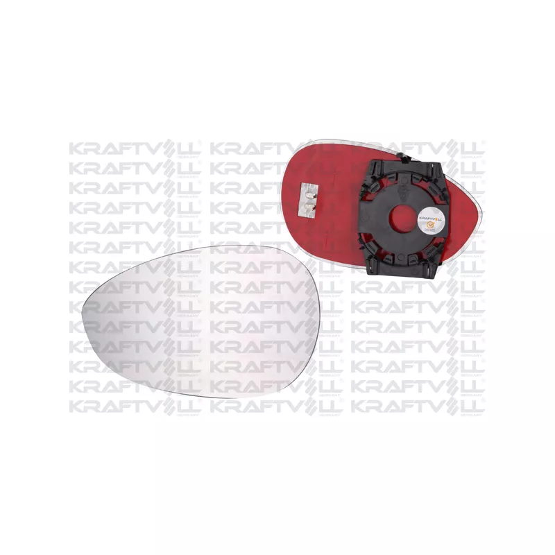 Verre de rétroviseur, rétroviseur extérieur KRAFTVOLL GERMANY 09080027