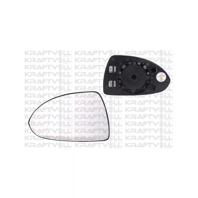 Verre de rétroviseur, rétroviseur extérieur KRAFTVOLL GERMANY 09080084