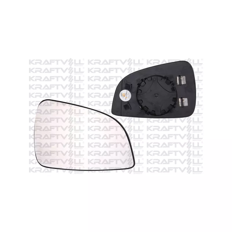 Verre de rétroviseur, rétroviseur extérieur KRAFTVOLL GERMANY 09080094