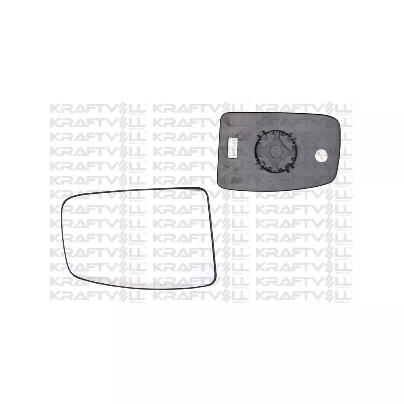 Verre de rétroviseur, rétroviseur extérieur KRAFTVOLL GERMANY 09080145
