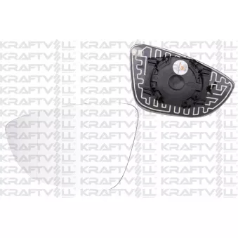 Verre de rétroviseur, rétroviseur extérieur KRAFTVOLL GERMANY