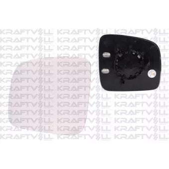 Verre de rétroviseur, rétroviseur extérieur KRAFTVOLL GERMANY
