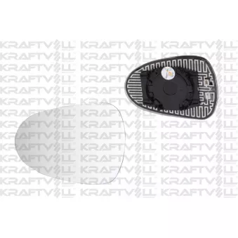 Verre de rétroviseur, rétroviseur extérieur KRAFTVOLL GERMANY