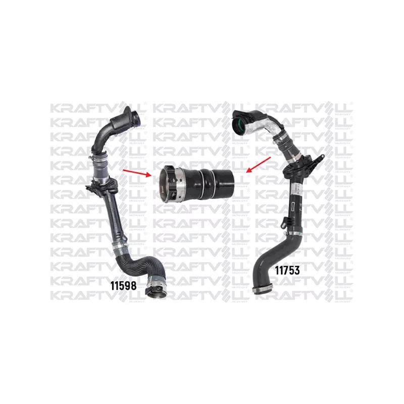 Gaine de suralimentation KRAFTVOLL GERMANY 10030956