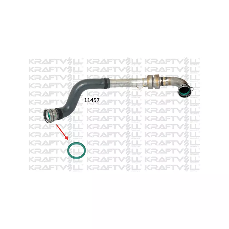 Bague d'étanchéité, gaine de suralimentation KRAFTVOLL GERMANY 10031392