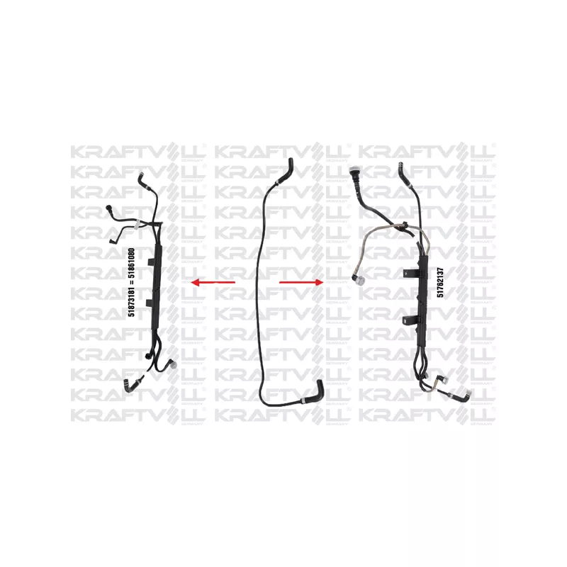 Durite de radiateur KRAFTVOLL GERMANY 10032560