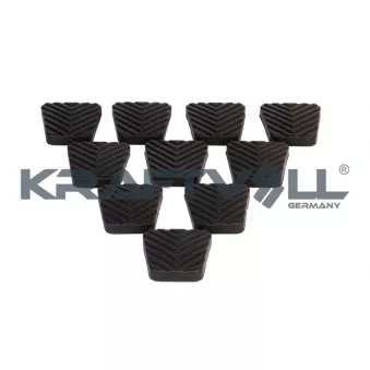 Revêtement de pédale, pédale de frein KRAFTVOLL GERMANY