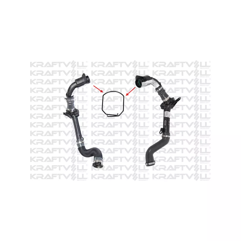 Bride de fixation, gaine de suralimentation KRAFTVOLL GERMANY 10060379