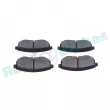 Jeu de 4 plaquettes de frein avant RAP BRAKES R-P1704 - Visuel 2