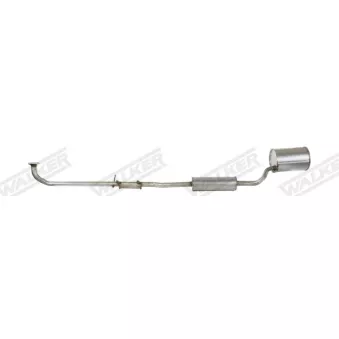 Silencieux arrière WALKER 22651