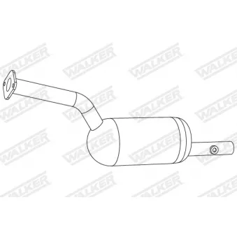 Catalyseur WALKER 28858