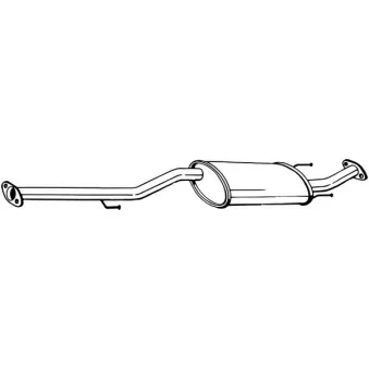 Silencieux arrière BOSAL 284-909