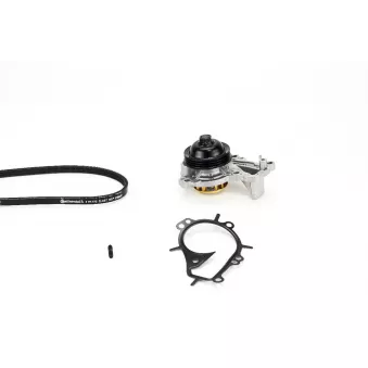 Pompe à eau+Jeu de courroie trapézoïdale à nervures CONTITECH 3PK576 ELAST WP2