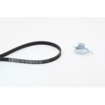 Jeu de courroies trapézoïdales à nervures CONTITECH 4PK1022 ELAST T1