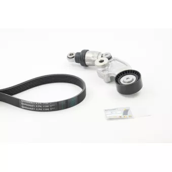 Jeu de courroies trapézoïdales à nervures CONTITECH 6PK1190K1