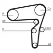 Kit de distribution CONTITECH CT1076K1 - Visuel 2
