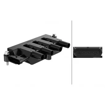Bobine d'allumage HELLA 5DA 358 000-271