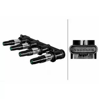 Bobine d'allumage HELLA 5DA 358 290-371