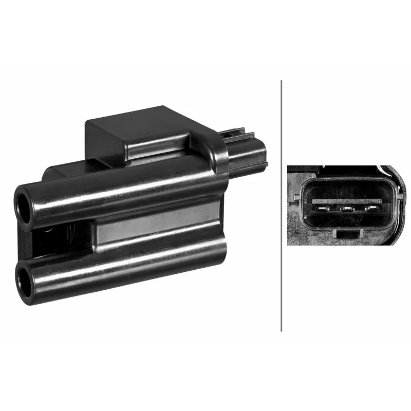 Bobine d'allumage HELLA 5DA 358 290-431