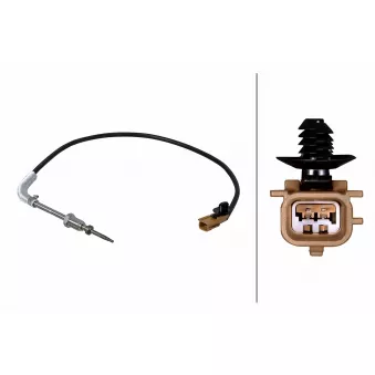 Capteur, température des gaz HELLA