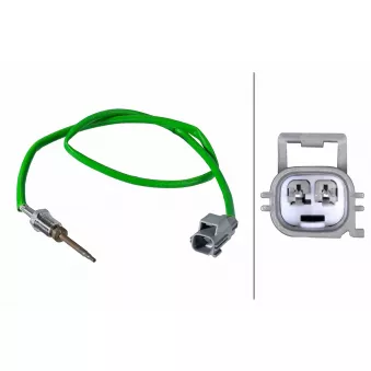 Capteur, température des gaz HELLA