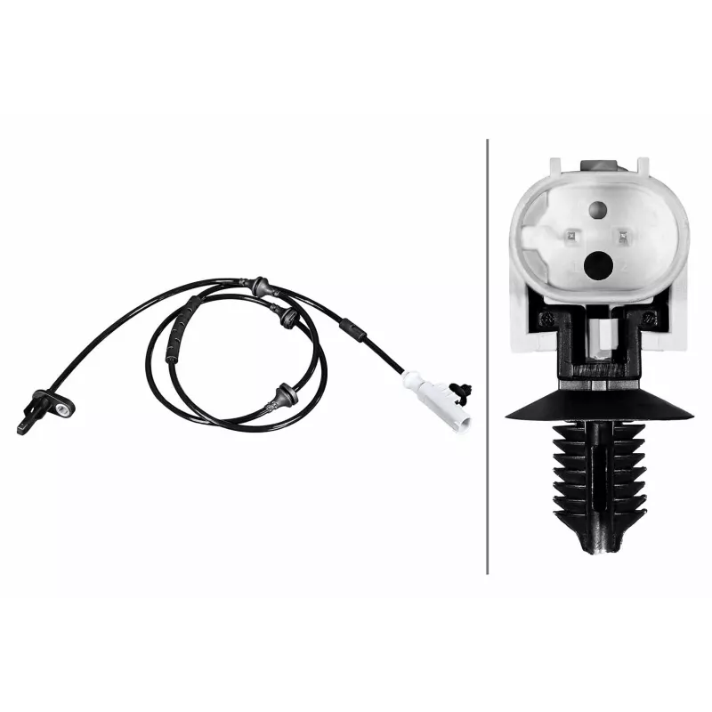 Capteur, vitesse de roue HELLA 6PU 358 216-361