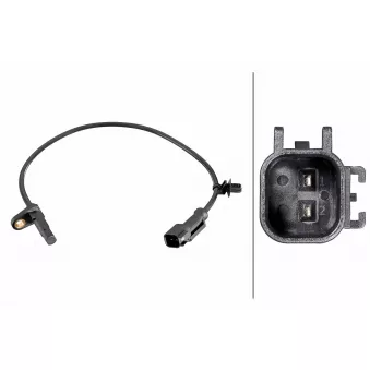 Capteur, vitesse de roue HELLA 6PU 358 216-611