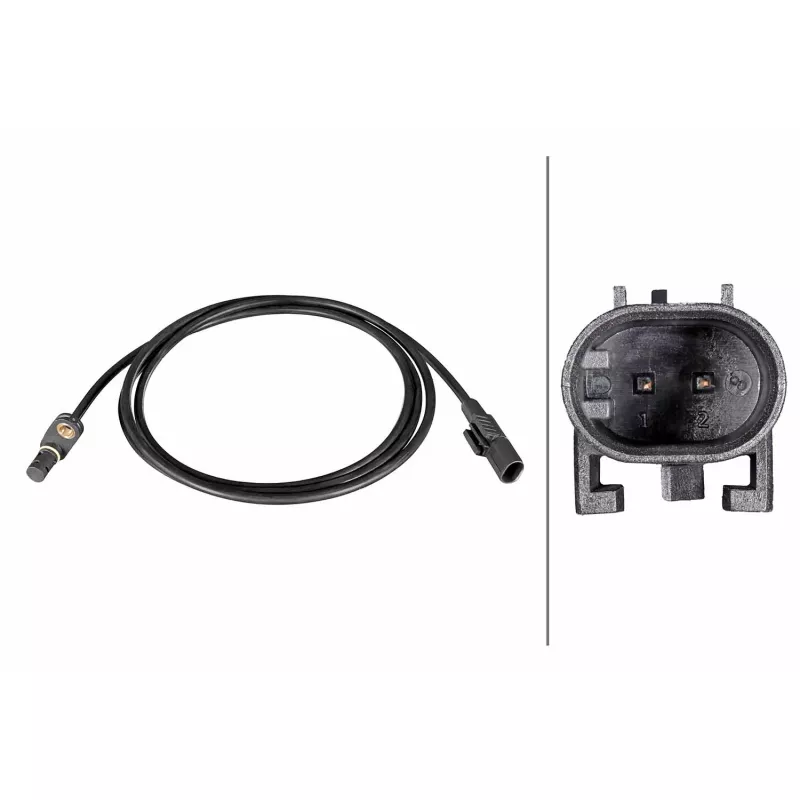 Capteur, vitesse de roue HELLA 6PU 358 216-761