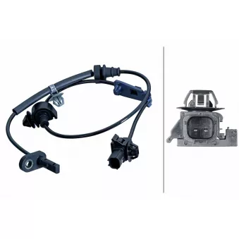 Capteur, vitesse de roue HELLA