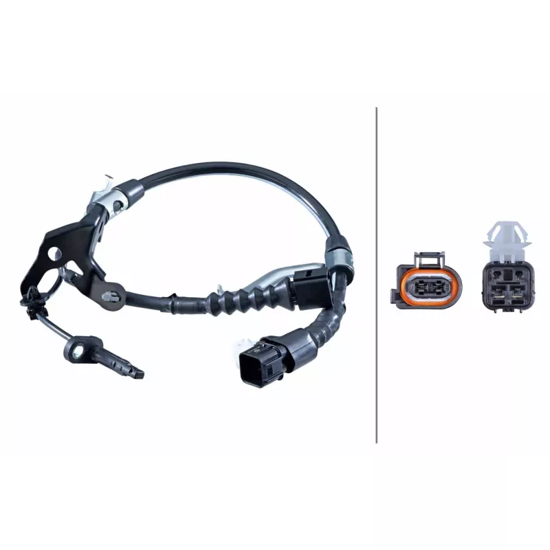 Capteur, vitesse de roue arrière droit HELLA 6PU 358 251-251