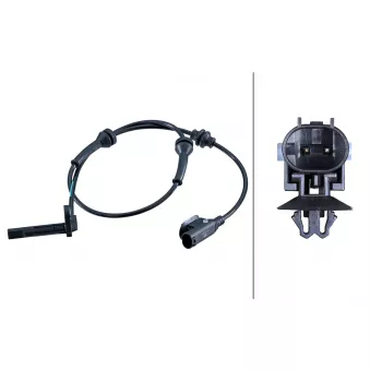 Capteur, vitesse de roue HELLA 6PU 358 251-461