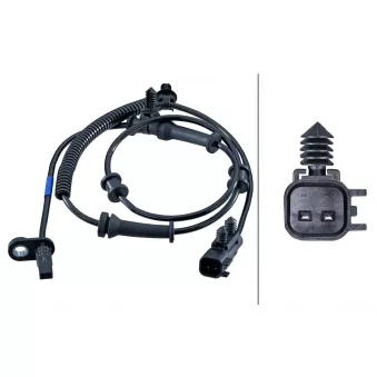 Capteur, vitesse de roue HELLA 6PU 358 251-541