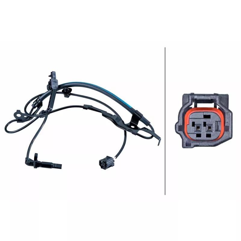 Capteur, vitesse de roue HELLA 6PU 358 251-751