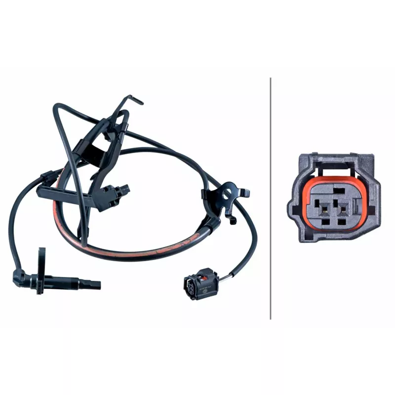 Capteur, vitesse de roue HELLA 6PU 358 251-811