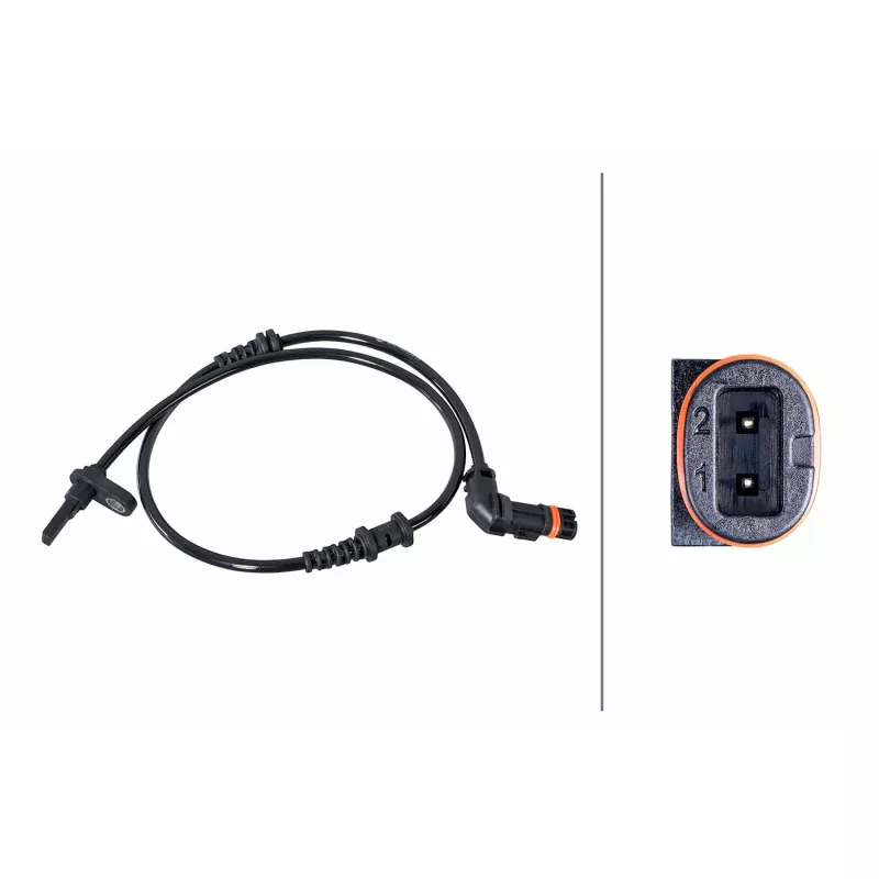 Capteur, vitesse de roue HELLA 6PU 358 252-031