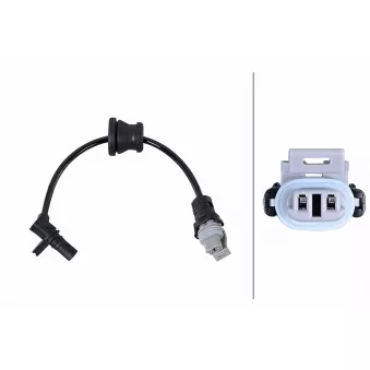 Capteur, vitesse de roue HELLA 6PU 358 252-061