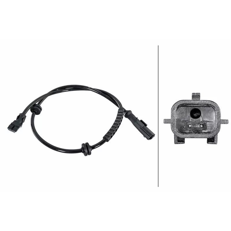 Capteur, vitesse de roue HELLA 6PU 358 252-081