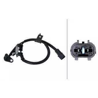 Capteur, vitesse de roue HELLA