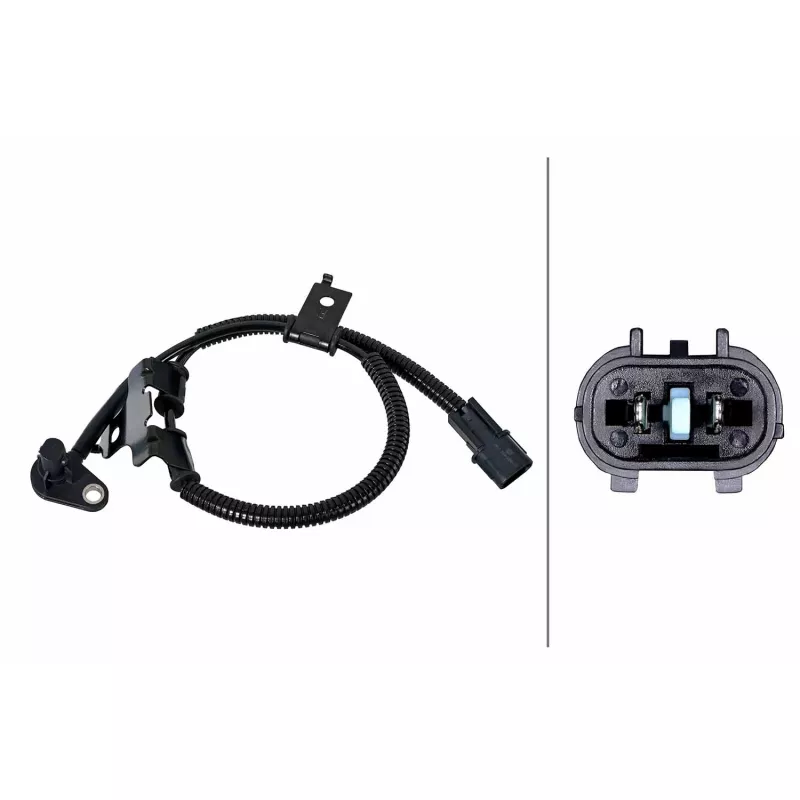 Capteur, vitesse de roue HELLA 6PU 358 252-121