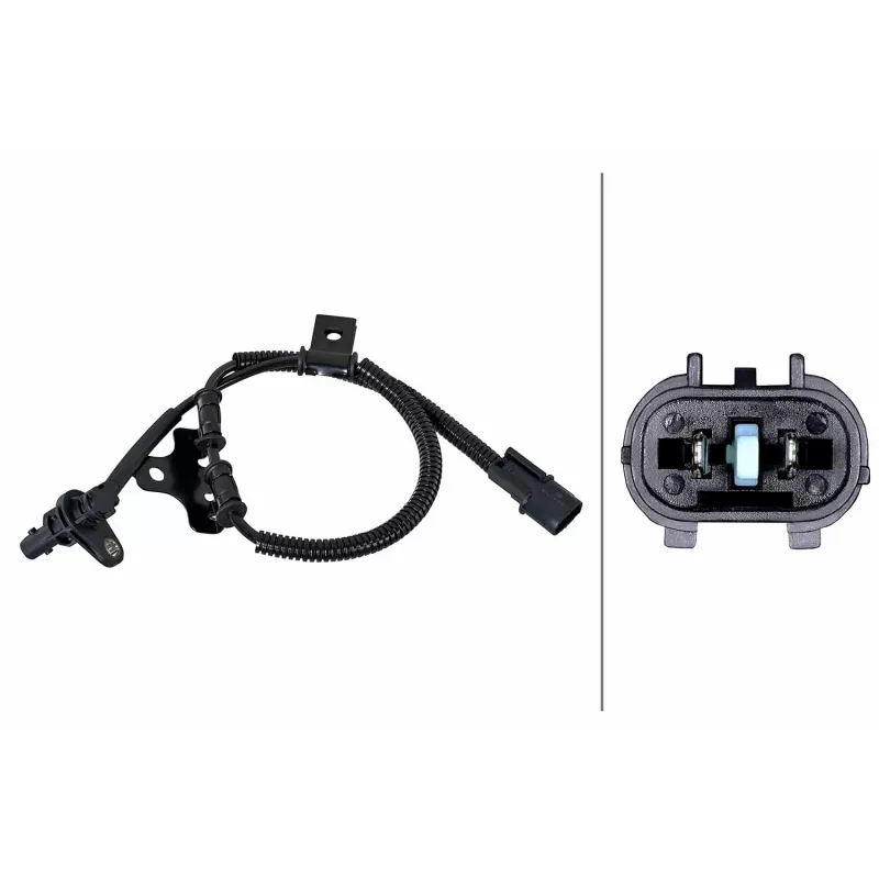 Capteur, vitesse de roue HELLA 6PU 358 252-131