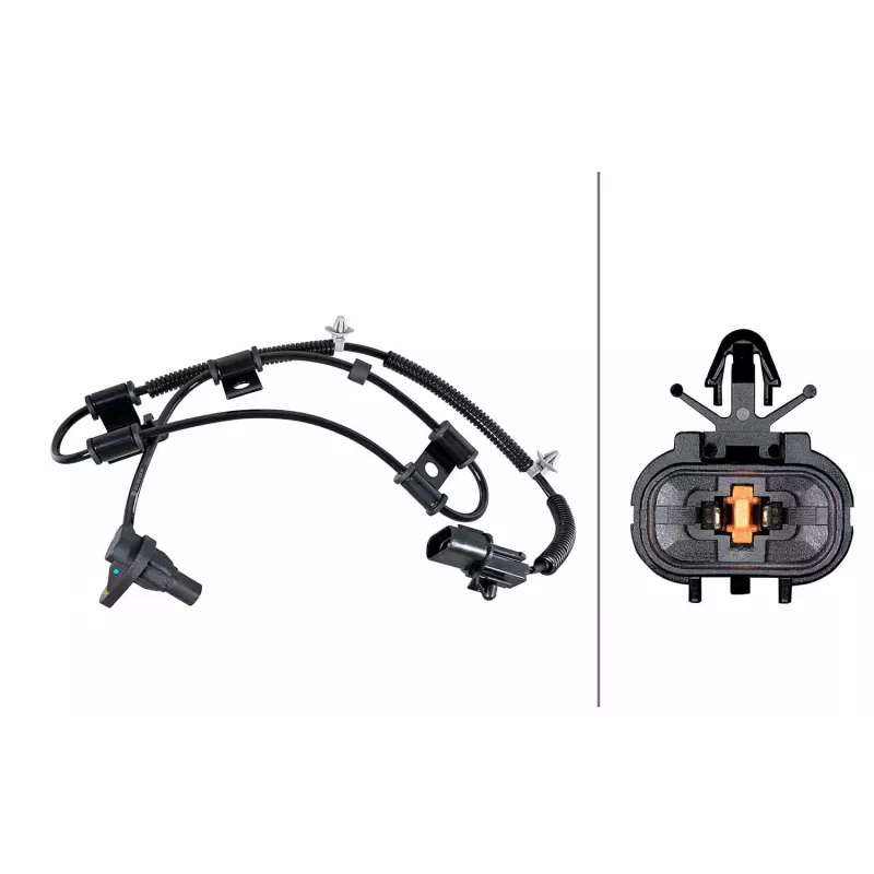 Capteur, vitesse de roue HELLA 6PU 358 252-351