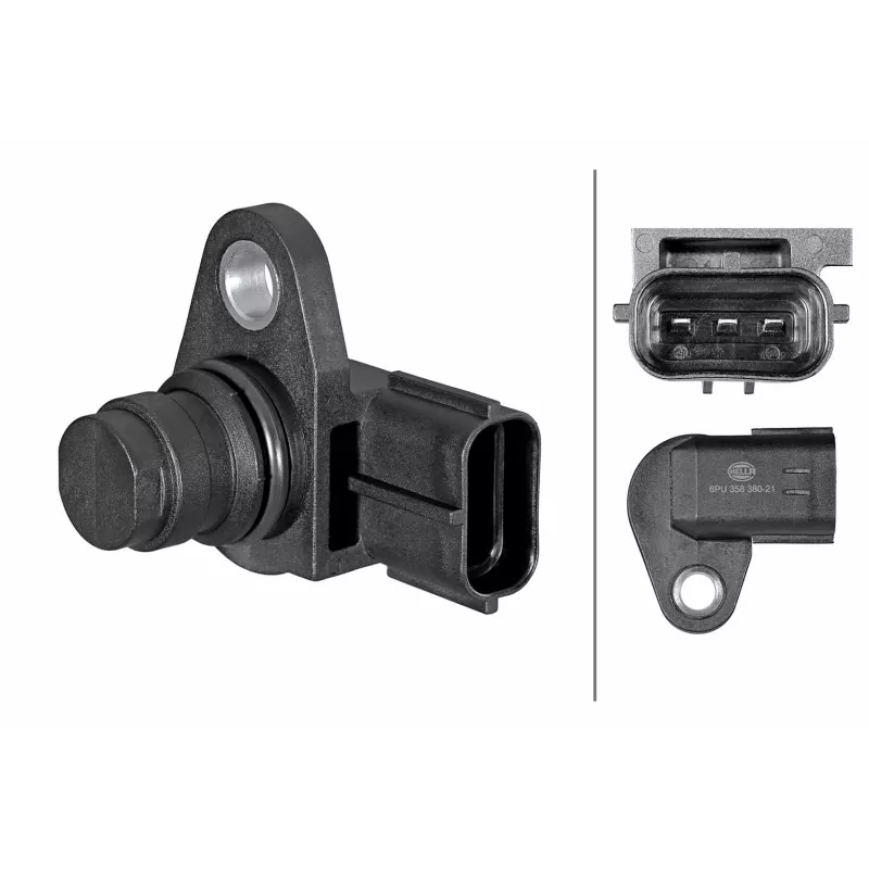 Capteur, position d'arbre à cames HELLA 6PU 358 380-211