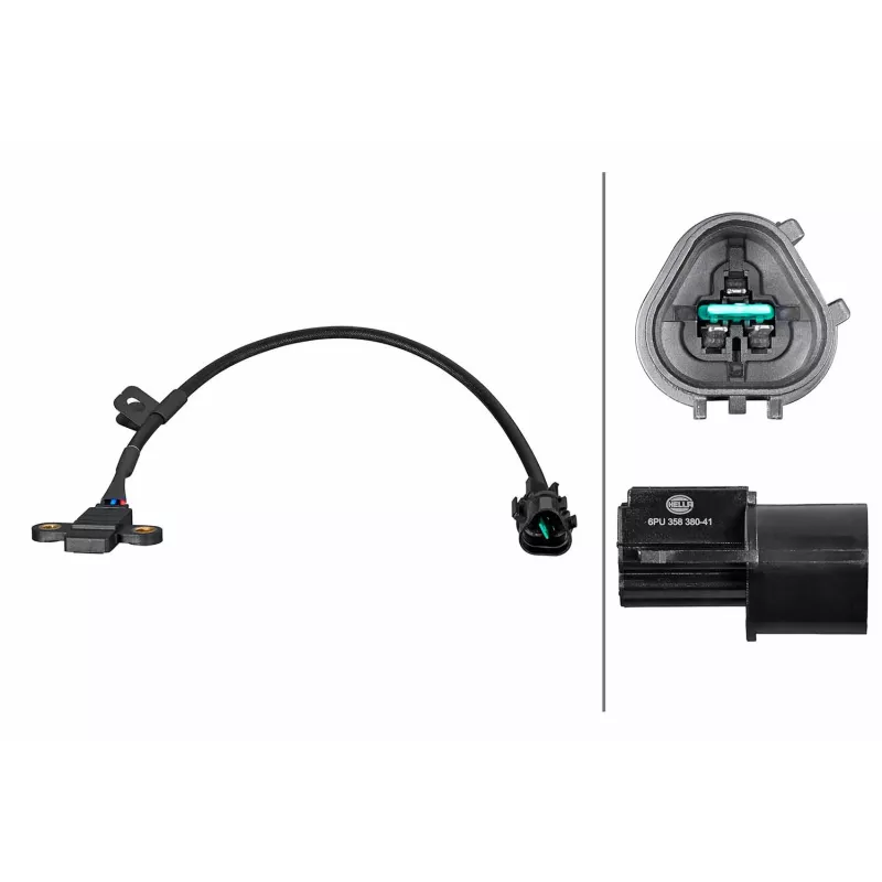 Capteur d'angle, vilebrequin HELLA 6PU 358 380-411
