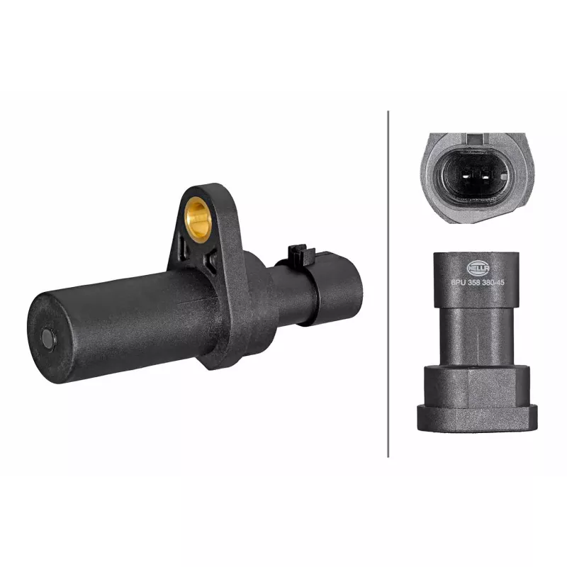 Capteur d'angle, vilebrequin HELLA 6PU 358 380-451