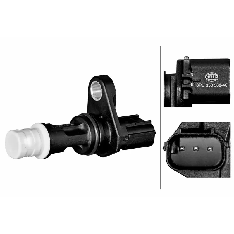Capteur d'angle, vilebrequin HELLA 6PU 358 380-461