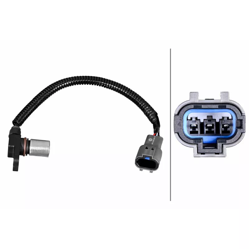 Capteur d'angle, vilebrequin HELLA 6PU 358 380-751