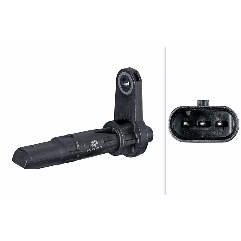 Capteur d'angle, vilebrequin HELLA 6PU 358 381-021